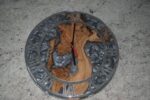 Silver Wood Epoxy Clock 1 - Image 3