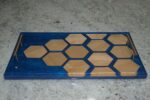 Blue Hexagonal Accent Serving Tray 1 - Image 2
