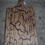 Lichtenberg Purple Cutting Board 1
