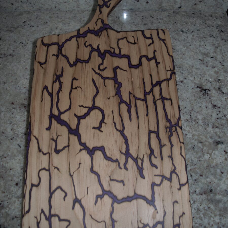 Purple Rain Cutting Board 1